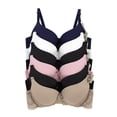 thumbnail image 1 of Paquete 6 Brasier Doble Push-up Aumenta 2 Tallas, Liso., 1 of 5