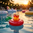 thumbnail image 7 of Inflatable Fruit Cup Holder, Cherry Shaped PVC Floating Drink Rack, Leakproof Water Beverage Stand, Pool Accessory for Seaside Swimming Pool Party Decoration, 7 of 7