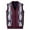 Wine, variant on GBSYEWXS Vest Sweater For Men Sleeveless Plaid Print Cardigan Autumn Stretch V-Neck Sweaters Light Gray