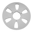 thumbnail image 5 of 1/4 10 Inch Empty Tape Reel Aluminum Alloy 6 Hole Universal Opening Machine Part Sound Tape Takeup Reel Silver, 5 of 5