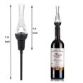 thumbnail image 4 of Split Quick Wine Decanter, stylish and elegant decanter Whisky decanter wine set Gift, 4 of 4