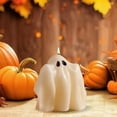 thumbnail image 5 of 5PCS Huitrady Halloween Decorations|White Cute Decorative Candles|Halloween Party Home Table Decor, 5 of 5