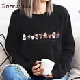 thumbnail image 3 of Sudadera holgada de gran tamaño para mujer, sudaderas con capucha de nariz roja Rudolph, de algodón, de manga larga, jerséis informales para mujer, ropa Kawaii de Navidad, 3 of 5