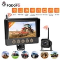 thumbnail image 1 of Kit de Cámara de Respaldo Inalámbrica con Monitor de 7 Pulgadas, Cámara de Visión Nocturna HD 720P IR Impermeable IP68 con Visión Trasera a BSD Compatible con Enfoque Manual para Tractor, Camión,..., 1 of 7