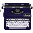 thumbnail image 1 of The Oliver Typewriter Company Machine à Écrire Manuelle Intemporelle, Bleu Royal, 1 of 4