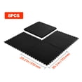 thumbnail image 4 of VEVOR Garage Floor Tiles Interlocking, 8 Pack 20.2 x 20.2 x 0.2 in Interlocking Modular Garage Flooring Tiles, Diamond Plate Slip-Resistant PVC Mats for Workshop,Warehouse,Tool Room, Black, 4 of 9