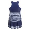 thumbnail image 5 of GEWSEY Tankini Swimsuits for Women Two Piece Tummy Control Bathing Suit with Skirt Striped Vintage Swimdress (Dark Blue, XXL), 5 of 8