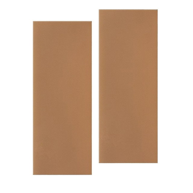 Q-317 Khaki Anti Slip Protective Tape For Soles Diamonds Pattern 2Pcs Pvc Flexible Khaki #BgDc4