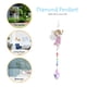 thumbnail image 4 of Angel Tears Diamond Crystal Light Catching Wind Chimes colgante Sunburst colgante FLhrweasw Nuevo, 4 of 6
