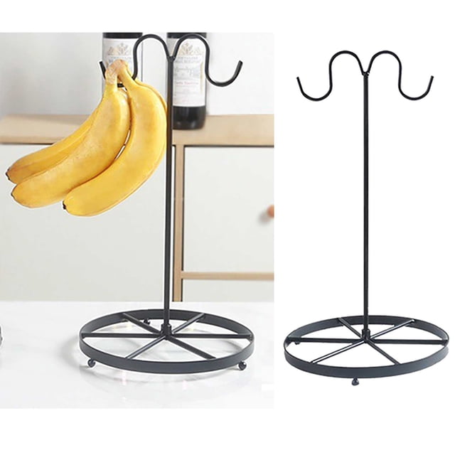 Oleegame 1PC New Living Room Banana Hook Rack Creative Grape Storage Rack European Simple Banana Rack Bronze