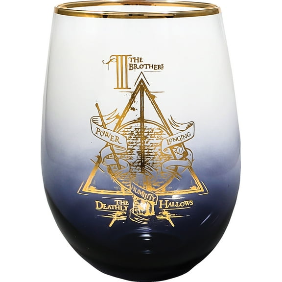 DEATHLY HALLOWS STEMLESS GLASS