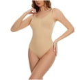 thumbnail image 7 of IROINNID Savings Jumpsuit Shorts for Women Spring And Summer Solid Sling Sleeveless Short Jumpsuit Briefs,Khaki, 7 of 7