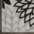 thumbnail image 6 of Nourison Aloha Indoor/Outdoor Black White 3' x 5' Area Rug, (3x5), 6 of 8