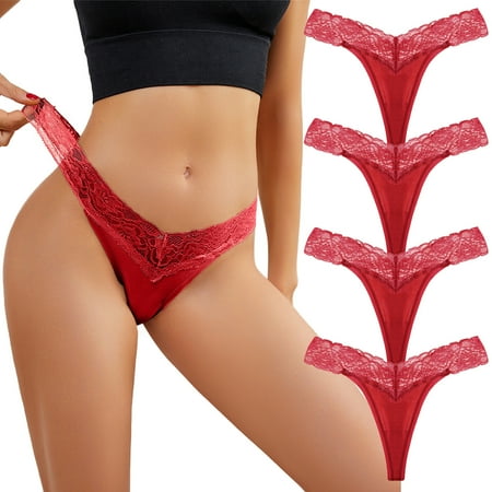 

CLZOUD Sweat Wicking Underwear Women 95% Cotton 5% Spandex Underpants Lace Panties Underwear Panties Bikini Solid Womens Briefs Knickers Gift 4 Pieces Cotton Panties for Womens Xl