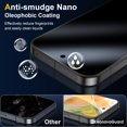 thumbnail image 4 of [2+2Pack] KisonovaGuard for Google Pixel 9 Screen Protector and Camera Lens Film [Tempered Glass Protector] [9H Hardness] [No-Bubble] [3D Full Coverage], 4 of 6