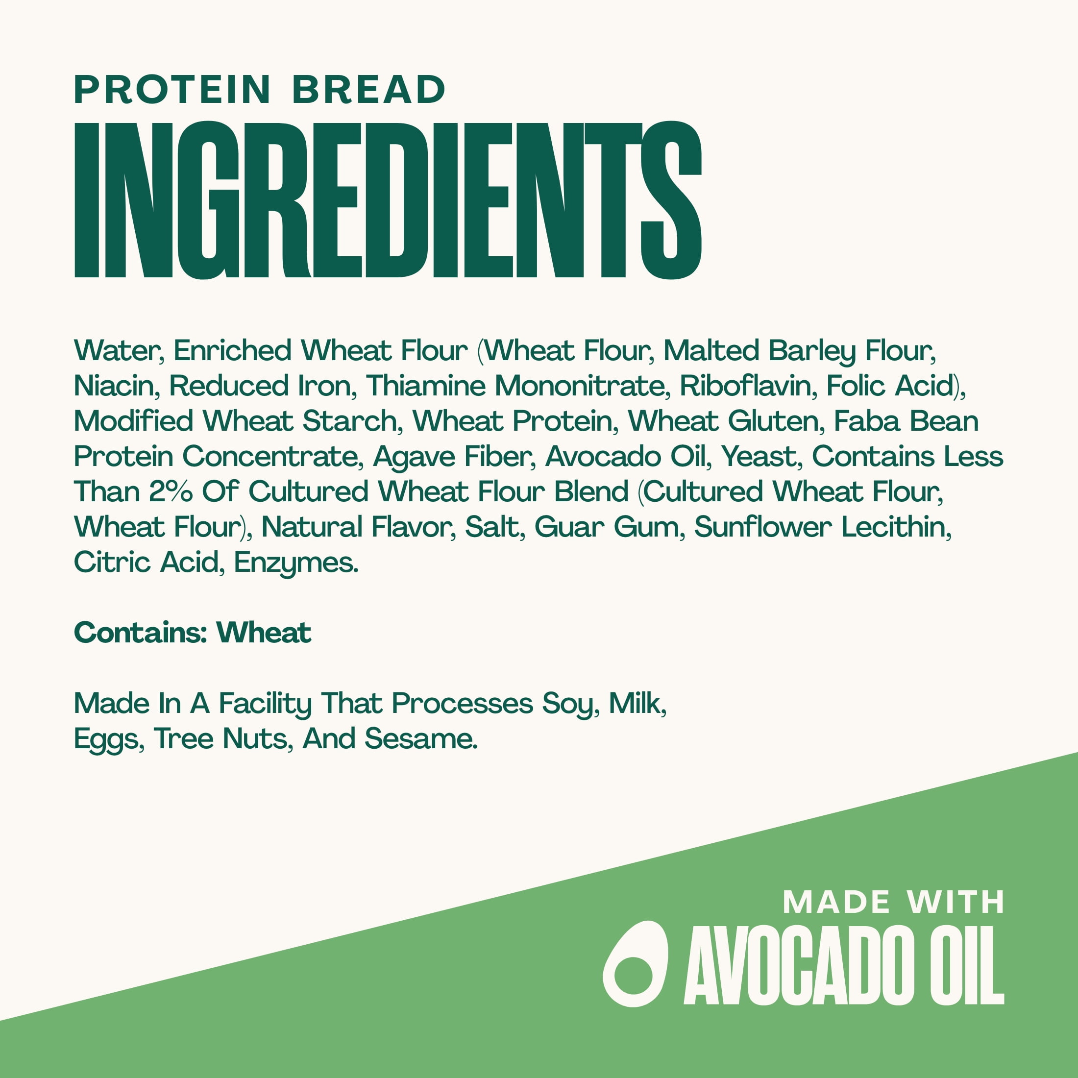 Sola High Protein Bread, 10g Complete Protein, Non-GMO, 20oz Loaf