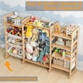 thumbnail image 4 of Lukstr Toy Storage Organizer for Kids with 3 Bins, Stuffed Animal Storage, 5 Shelves Kids Bookshelf and Toy Shelf, Anti-Dumping, 4 of 7