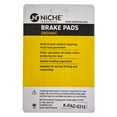 thumbnail image 3 of Niche Rear Brake Pad Set for Yamaha YZ80 YZ85 Organic Motorcycle 2 Pack 519-KPA2537D, 3 of 6
