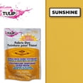 thumbnail image 3 of Tulip Permanent Fabric Dye, Sunshine Yellow, Hot Water Dye Method – 1.76 oz Packet, Mixable Fabric Dye for Cotton, Rayon, Linen & Silk, 3 of 4