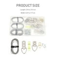 thumbnail image 2 of 102 Pcs Kit de Suspension en Fil pour Photo Vis de Suspension pour Photo Crochets de Suspension Crochet en Fil, 2 of 6
