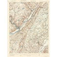 thumbnail image 2 of USGS 11x14 Gold Ornate Wood Framed with Double Matting Museum Art Print Titled - Port Jervis New York New Jersey Pennsylvania Quad, 2 of 4