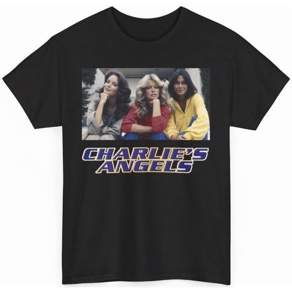 Charlie's Angels T Shirt - Farrah Fawcett - 70's TV Classic - New | eBay