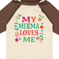 thumbnail image 4 of Inktastic My Meema Loves Me Girls Girls Long Sleeve Baby Bodysuit, 4 of 5