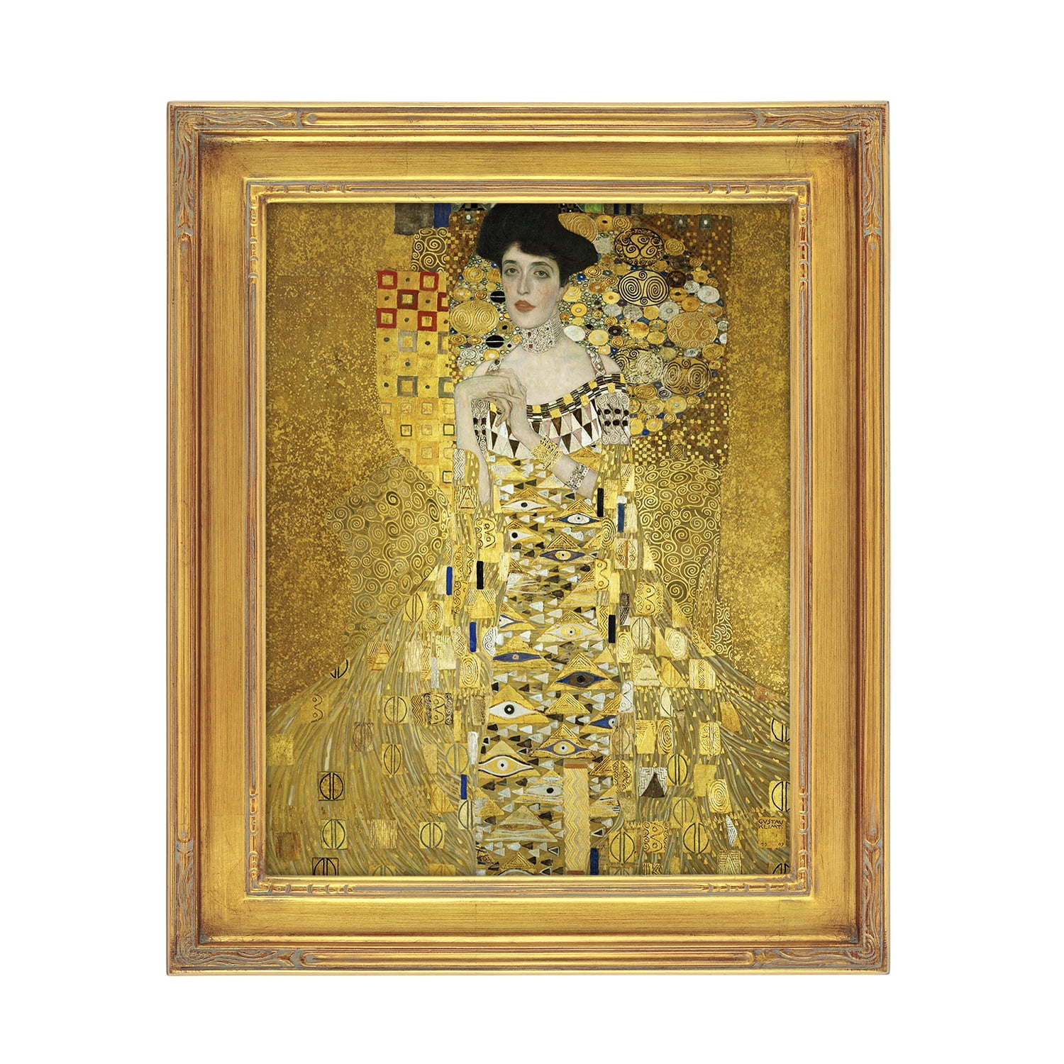 Creative Mark Plein Air Museum Collection Nouveau Picture Frame Solid Wood Composition Hand-Leafed Museum Quality Closed Corner  - Gold 18x24