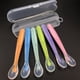 thumbnail image 2 of Nueva cuchara de silicona suave para bebé, cuchara con sensor de temperatura de Color caramelo, comida para niños, herramientas de alimentación para bebés, cuchara para bebé Deng Xun unisex, 2 of 2