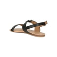thumbnail image 3 of Women Open Toe O-Ring Accent Slingback Flat Sandal 18748, 3 of 5