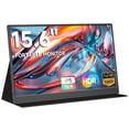 thumbnail image 1 of qaf 15.6 Inch Portable Monitor for Laptop, FHD 1080P USB-C HDMI Computer Monitor 100% sRGB HDR IPS Display, Ultra-Thin Travel Second Screen Compatibl, 1 of 8