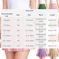 thumbnail image 4 of Cethrio Girls Pleated Skirts, Cotton School Uniform Elastic Waist Summer Mini Skirts for Girl White Size 6, 4 of 6