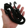thumbnail image 2 of Correas de equipaje para casco de motocicleta, cuerda elástica para sujetar equipaje, correas para portaequipajes con 2 ganchos para camionetas, autocaravanas, bicicletas y equipaje, 2 of 7