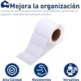 thumbnail image 2 of Rollo Etiqueta Térmica Plastica Bluelander, Adhesivas, Chico 50 x 25 mm, 2 of 5