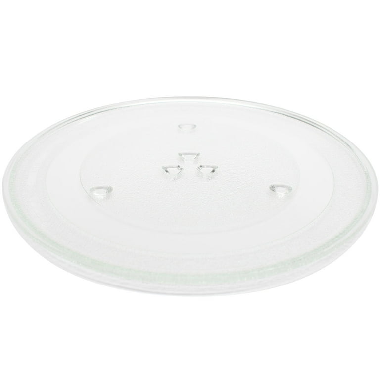 AMI Parts Microwave Turntable Plate 12 3/8 inch P34 Replacement Glass Turntable Plate for Microwaves Compatible with Magic Chef