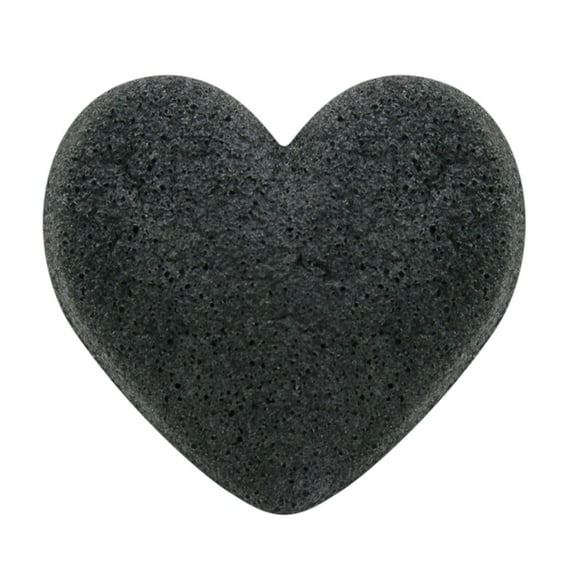 Konjac Face Sponge, Natural Konjac Cleansing Sponge, Heart-Shaped Face Wash Scrub for Sensitive Skin, Gentle Exfoliating Makeup Remover, Thick Soft Fiber Sponge for All Skin Types