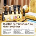 thumbnail image 2 of Kit de gel para extensiones de uñas Beetles Poly con lámpara UV y accesorios, 2 of 8