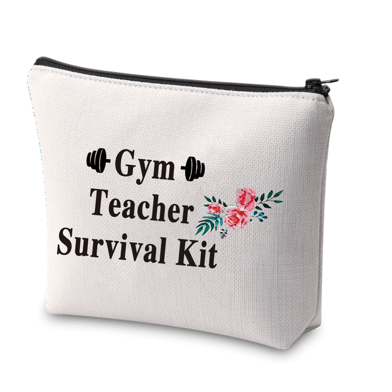 Personalized Custom Teacher Name Print Travel Wash Pouches Teacher