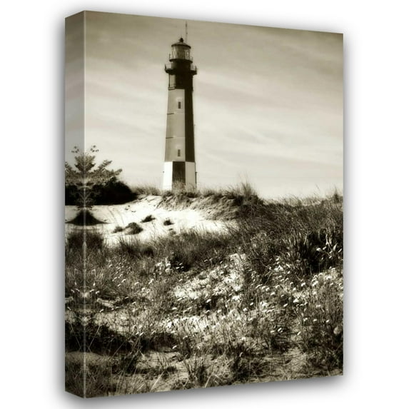 Alan Hausenflock 13x18 Gallery Wrapped Canvas Wall Art Titled - Cape Henry Light I