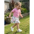 thumbnail image 6 of BemeyourBBs Toddler Baby Girl Golf Outfit Infant Baby Girls Summer Clothes Collared Short Sleeve Button Down Shirt and A-line Skirt Set Toddler Girls 2 Piece Summer Outfit, 6 of 9
