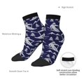 thumbnail image 6 of Fuzoiu Abstract Skiing Print Adult Socks, Crew Moisture-wicking Socks, Unisex Cushion Crew Socks,Casual Sports Ankle Socks, 6 of 7