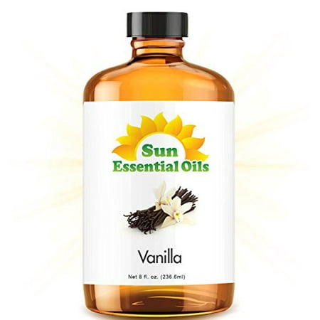 Vanilla (Huge 8oz) Best Essential Oil (Best Vanilla Essential Oil)