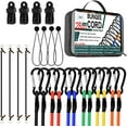 thumbnail image 5 of BH HOME 28-Piece Bungee Cord Set: 72"-18" Sizes, Mini, Ball Ties, Clips, 5 of 7