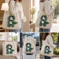 thumbnail image 5 of Paw Peek Bag Pet Carrier Tote Cat Dog Cartoon Canvas Shoulder Bag Colorful Animal Shapes Carrying Bag with Head-Out Design Adjustable Neck Small Dog Cat Carrier for Outdoor Use, B, 5 of 7