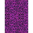 thumbnail image 1 of Ahgly Company Indoor Rectangle Patterned Dark Violet Purple Novelty Area Rugs, 8' x 12', 1 of 6