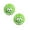 Green 2PCS, variant on Squeaky Dog Toys Soft Latex Rubber Squeaky Dog Ball For Small Puppies And Medium Dogs Durable Dog Squeak Toys Interactive Play Soccer Ball, Green