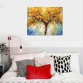 thumbnail image 5 of Nawypu  Large Tree Wall Art Love Heart-Shaped Tree of Life Picture Painting Prints Orange Modern Abstract Artwork Home Office Living Room Bedroom Decoration Framed Ready to Hang, 5 of 6