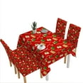 thumbnail image 3 of Thinsony Christmas Themed Table Cloth Dining Table Cover Holiday Home Party Printed Tablecloth, Gift Box, 3 of 7