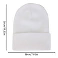 thumbnail image 4 of Knit Beanie for Men and Women, Winter Warm Acrylic Cuffed Hat, Thick Thermal Ski Hat for Cold Weather, Outdoor Activities, Hiking, Snowboarding and Daily Casual Wear-Light Violet, 4 of 8