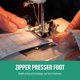 thumbnail image 4 of OFFIGAM Presser Foot Para En Máquina De Coser Metal Resistente Sencillo, 4 of 7